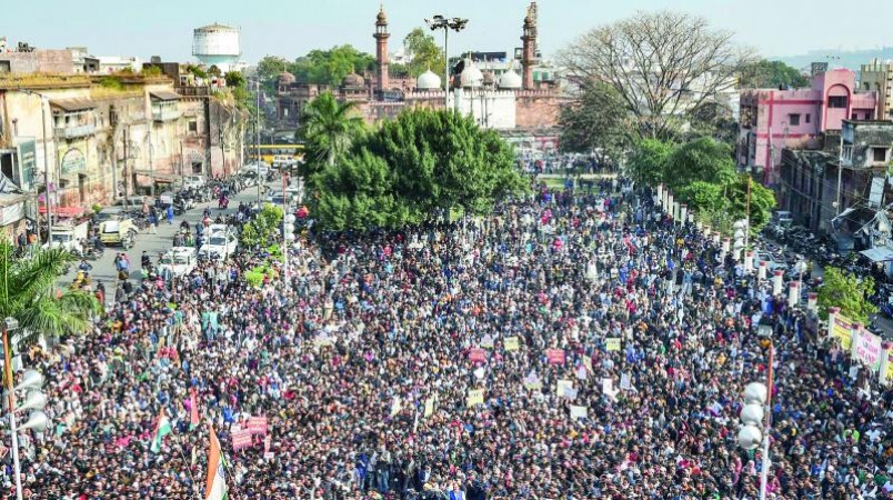 रूस के खिलाफ लखीमपुर में  रैली