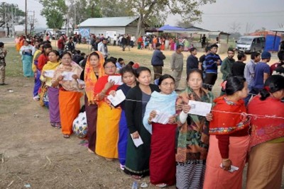 मणिपुर चुनाव में पहले चरण के मतदान में 8.94% मतदान हुआ