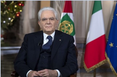 Italian president greets citizens for sense of responsibility in New Year speech