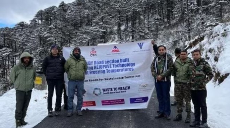 BRO Implements Indigenous Technology for High-Altitude Bituminous Roads at Indo-China border