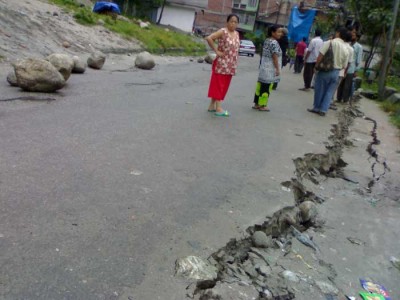 सिक्किम में  भूकंप का झटका