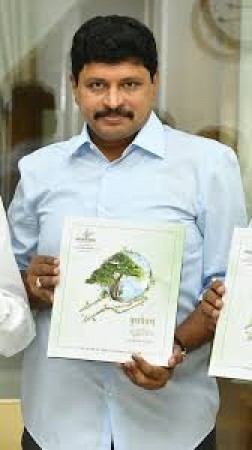 MP Joginapalli Santosh Kumar's 'Vruksa Vedam' book