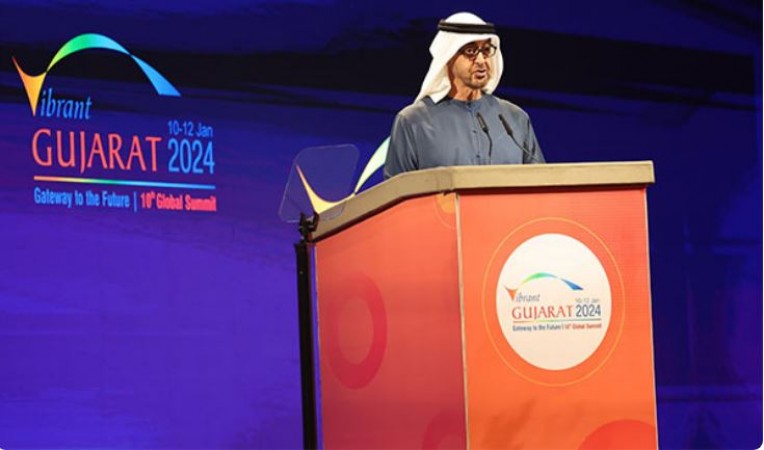 UAE President Al Nahyan Addresses Vibrant Gujarat Global Summit, Strengthens Ties with India