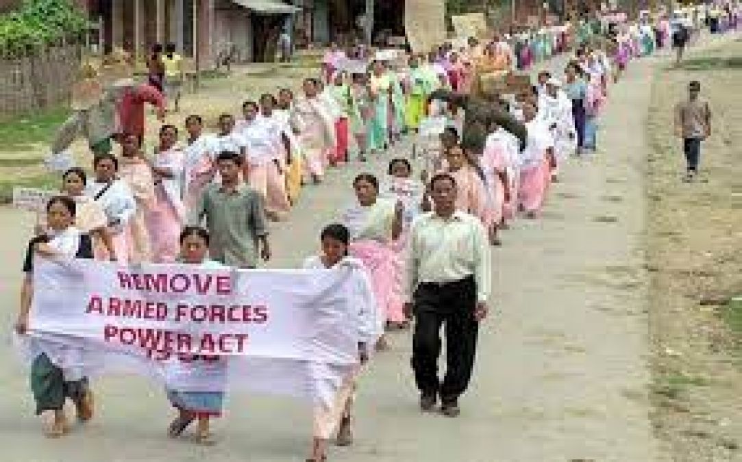नागालैंड: दीमापुर से कोहिमा तक 'अफस्पा के खिलाफ मार्च' शुरू