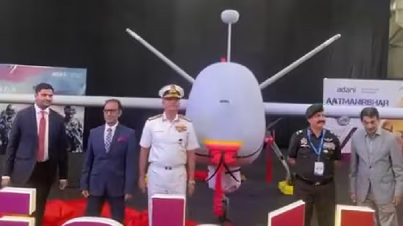 India's Navy Celebrates Launch of 'Drishti 10 Starliner' - Nation's First Made-in-India Drone