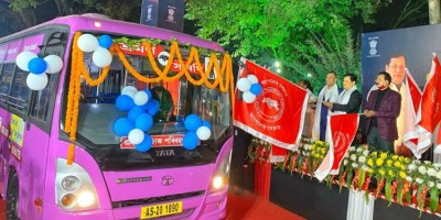 Assam: ASTC launches ‘Pink Bus’ service in Guwahati for women and senior citizens