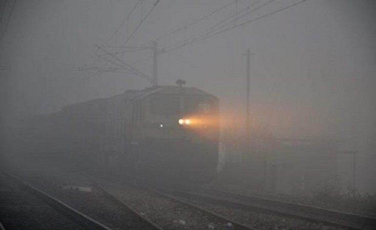 These trains delayed 6-7 hours due to fog