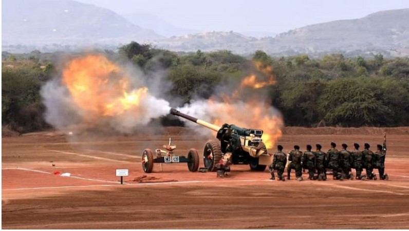 Indian Army Conducted Power in 'Exercise Topchi' Demonstration at Devlali, Maharashtra