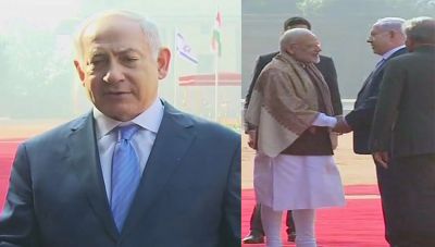Live: Ceremonial reception accords for visiting Israel PM Netanyahu at Rashtrapati Bhavan