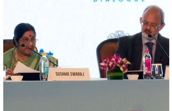 Raisina Dialogue2018:  Sushma Swaraj talks hard-hitting on terrorism