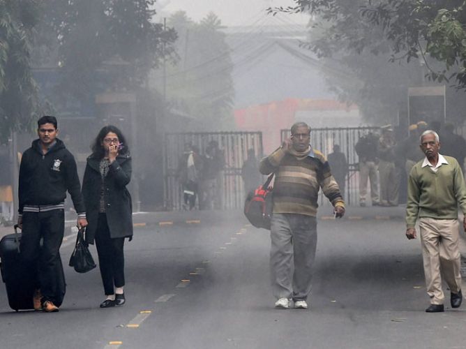 New Delhi: 8.9 degree Celsius recorded in morning today