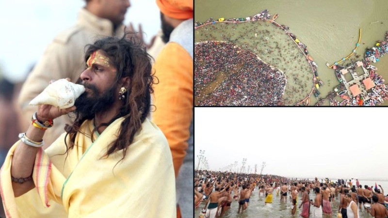 Over 7 Cr Devotees Take Holy Dip at Sangam in First Six Days of Maha Kumbh Mela