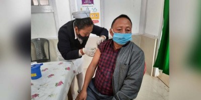 नागालैंड में 2,873 स्वास्थ्य कर्मियों को दिलाई गई कोरोना वैक्सीन