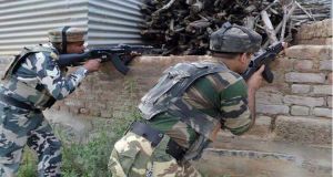 Jammu and Kashmir: Security forces trapped two militants