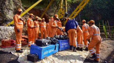 Meghalaya`s East Jaintia Hills Operation resume to retrieve the body from flooded coal mine