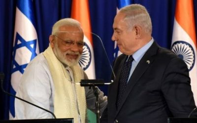 Israeli Prime Minister Benjamin Netanyahu will travel to India on a day-long visit