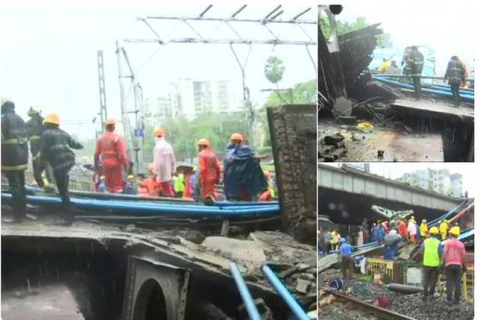 Mumbai rains Live updates: 5 injured  on Andheri bridge collapse