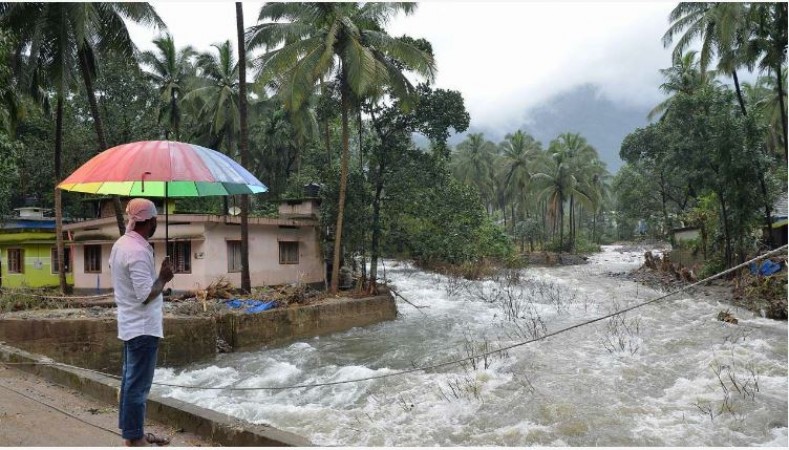 Continuous Heavy Rains in Kerala: 3 Districts Placed on Red Alert