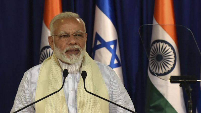 PM Modi said India and Israel should together oppose terrorism and violence