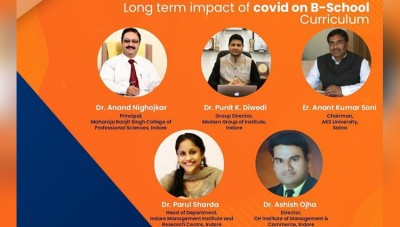 Panel Discussion on Long term impact of Covid on B-School Curriculum hosted by College Dunia