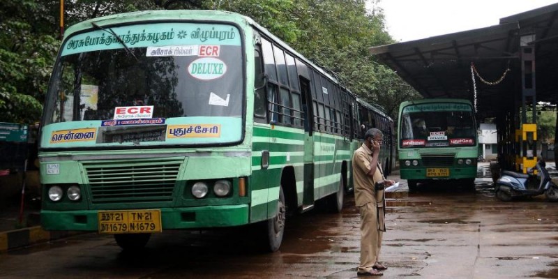 A TNSTC Bus Conductor Shreds The Tickets With His Saliva