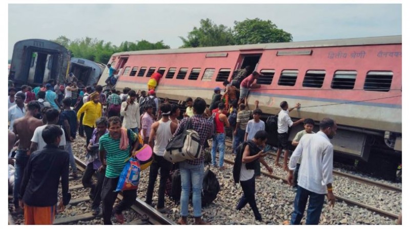 Uttar Pradesh Rail Accident: Chandigarh-Dibrugarh Train Derails, Two Dead.. Details...