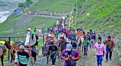 Another Batch of Over 3,470  Pilgrims Embark on Amarnath Yatra from Jammu