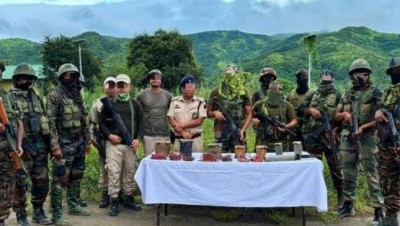 Manipur Police and Central Forces Safeguard Region by Recovering and Defusing 33 kg of IEDs