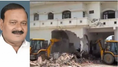 Encroached Marriage Hall in SP President Akhilesh Yadav's Hometown Razed by Authorities
