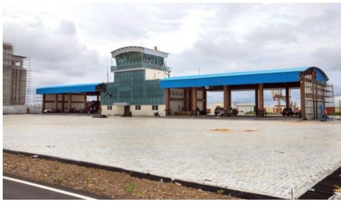 PM Modi Unveils Rajkot International  Airport, a Symbol of Cultural Heritage