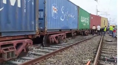 Five Wagons of Container Train Derail at Boisar Yard, Rail Services Stay Unaffected