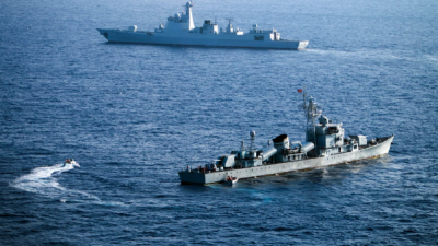 Chinese naval exercises begin as Xi cautions Biden against 