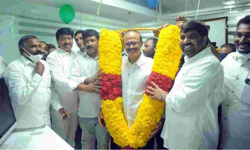 Ajay Reddy takes charge as APSSDC Chairman