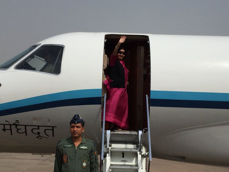 EAM Sushma Swaraj embarks on five-day visit to South Africa