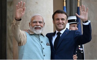 फ्रांस के राष्ट्रपति ने पीएम मोदी को दी जीत की बधाई, बोले- दोनों देशों की प्रगति के लिए करेंगे काम