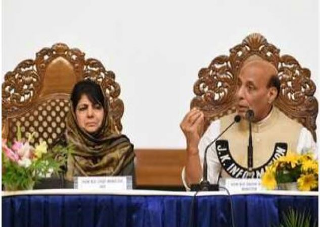 Rajnath Singh shares opinion on the Stone pelters of the Kashmir valley