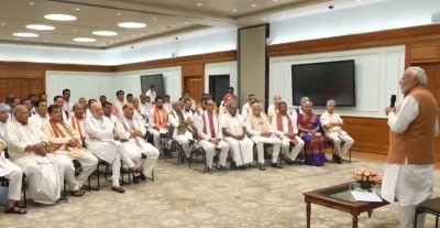Newly Elected MPs Gather for High Tea at PM's Residence Ahead of Oath-taking Ceremon