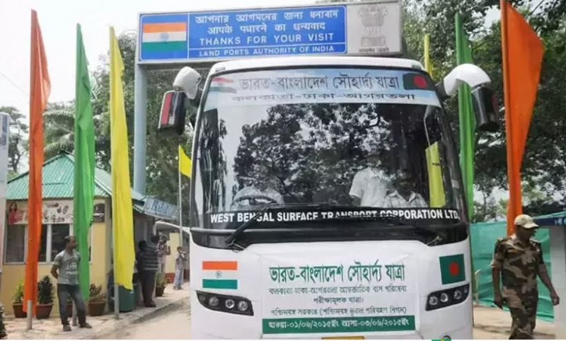 Bus service between Agartala-Kolkata via Bangladesh resumes after 2 yrs