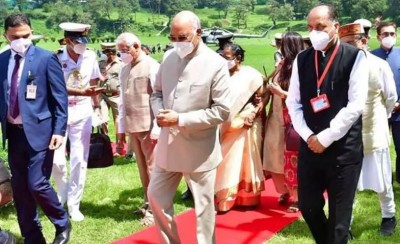 धर्मशाला के दो  दिवसीय दौरे पर राष्ट्रपति  रामनाथ कोविंद