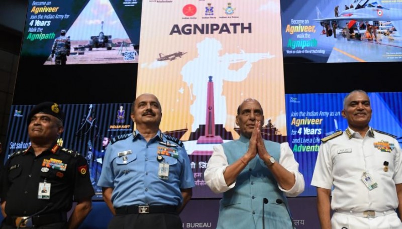 Govt announces 'Agnipath' scheme for armed force recruitment