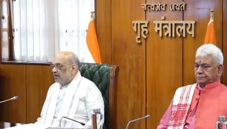 Amit Shah Chairs High-Level Meeting on Jammu and Kashmir Security