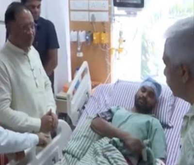 Chhattisgarh CM Visits Injured Soldier After Deadly Naxal Encounter