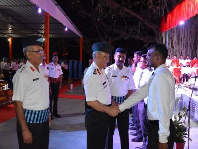 Army Chief General Bipin Rawat visits the AEC Training College in Pachmarhi
