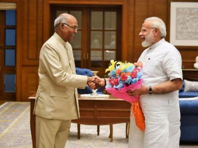 Ramnath Kovind the NDA candidate for presidential election met PM Modi