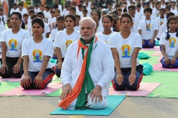 PM Modi speaks on Yoga Day, Yoga shows the path to health