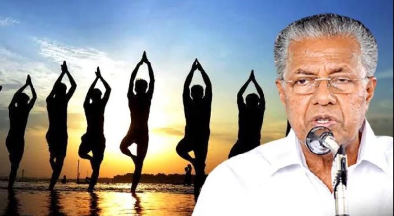 Kerala Ministers take part in Int'l Yoga Day celebrations