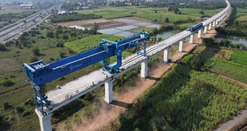 Completion of Dhadhar River Bridge Marks Milestone for Mumbai-Ahmedabad Bullet Train Project