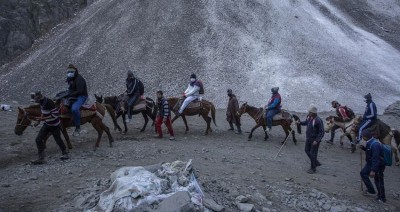 Amarnath Yatra Commences with 'Pratham Puja' Amidst Tightened Security Measures
