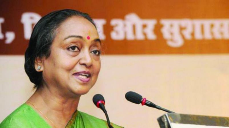 Opposition Presidential candidate Meira Kumar said My fight is against BJP ideology, not Kovind