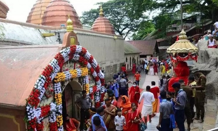Devotees throng Kamakhya temple to witness the Annual Ambubachi Mela